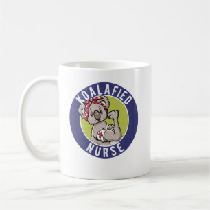 Mug Cadeau d'infirmière Cool, infirmière qualifiée