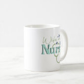 Mug Cadeau d'infirmière pour la Fête des mères infirmi (Devant droit)