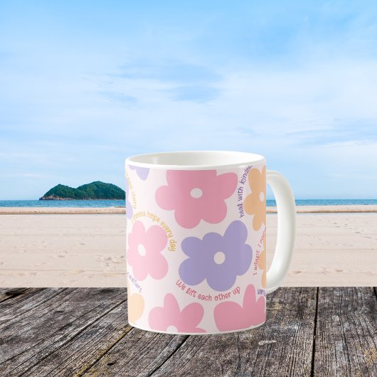 Mug Cadeau d'infirmière rétro mignon, Floral RN Gradua
