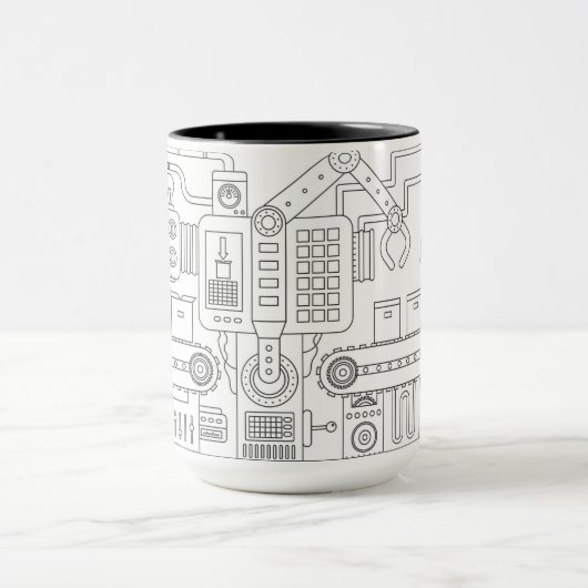Mug cadeau d'ingénierie (Centre)