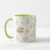 Mug Cadeau d'initiale de monogramme Boho Willow & Frai (Gauche)