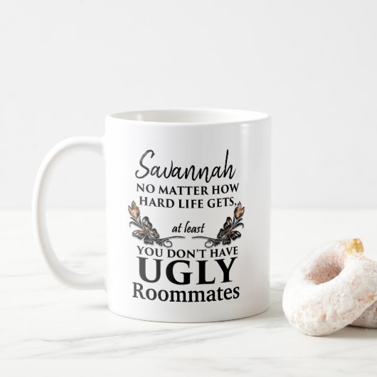 Mug Cadeau d'obtention du diplôme drôle/nouvelle (Avec donut)