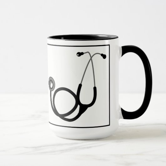 mug cadeau docteur stéthoscope (Droite)