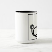 mug cadeau docteur stéthoscope (Centre)