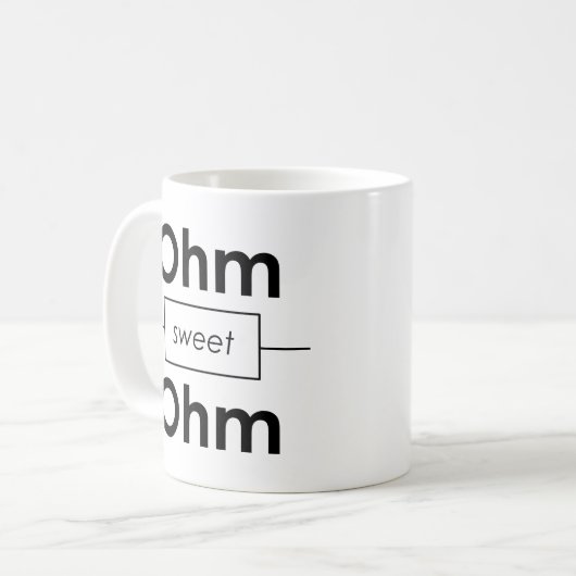 Mug Cadeau d'Ohm sweet Ohm, étudiants (Devant gauche)