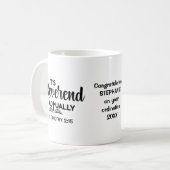 Mug Cadeau d'ordination drôle pour pasteur C'EST RÉVÉR (Devant gauche)