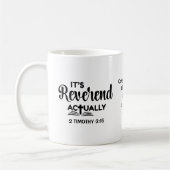 Mug Cadeau d'ordination drôle pour pasteur C'EST RÉVÉR (Gauche)