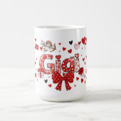 Mug Cadeau doux pour la Saint-Valentin de grand-mère  (Centre)