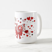 Mug Cadeau doux pour la Saint-Valentin de grand-mère  (Devant droit)