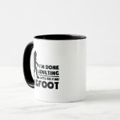 Mug Cadeau drôle Allons chercher Bigfoot (Devant gauche)