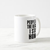 Mug Cadeau drôle anti social (Devant droit)