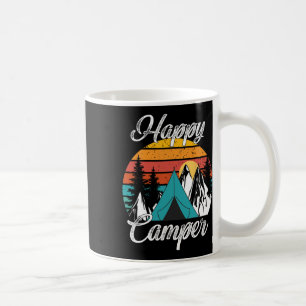 Mug Cadeau drôle de campeur heureux pour amateur de ca