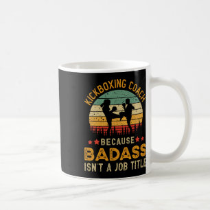 Mug Cadeau drôle de coach de kickboxing pour hommes, D