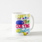 Mug Cadeau drôle de couture de patchwork pour femme (Devant droit)