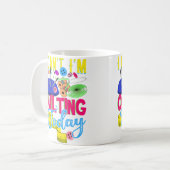 Mug Cadeau drôle de couture de patchwork pour femme (Devant gauche)