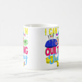 Mug Cadeau drôle de couture de patchwork pour femme (Centre)