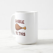 Mug Cadeau drôle de dinde de Thanksgiving (Devant gauche)