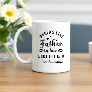Mug cadeau drôle de fête des pères pour le meilleur be