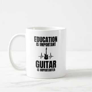 Mug Cadeau drôle de guitariste pour professeur de musi