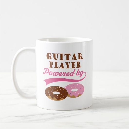 Mug Cadeau drôle de joueur de guitare (Gauche)