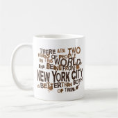 Mug Cadeau (drôle) de New York City (Gauche)