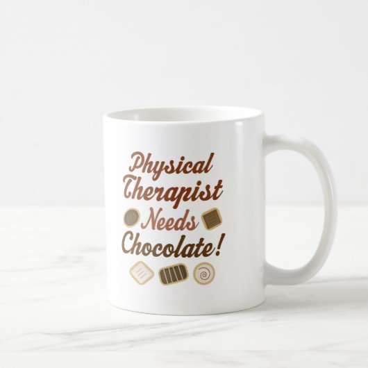 Mug Cadeau (drôle) de physiothérapeute (Droite)