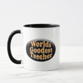 Mug Cadeau drôle de professeur de Goodest Teecher des (Gauche)