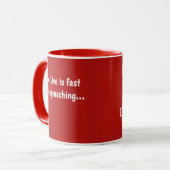 Mug Cadeau drôle de promoteur de système de projet - (Devant gauche)