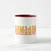 Mug Cadeau drôle de Ramadan (Centre)