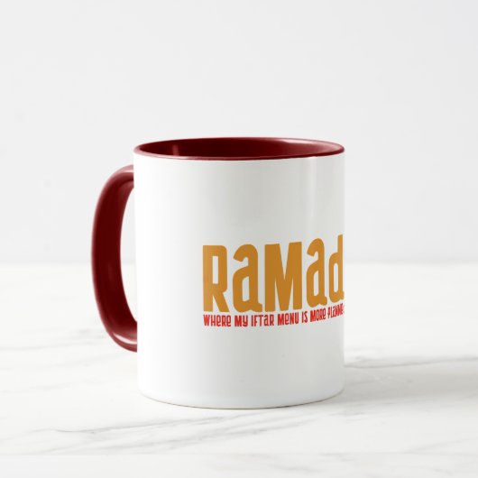 Mug Cadeau drôle de Ramadan (Devant gauche)