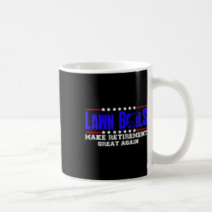 Mug Cadeau drôle de retraite de boules de pelouse pour