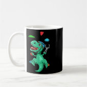 Mug Cadeau drôle de T-rex pour le bloc et l'escalade (Gauche)