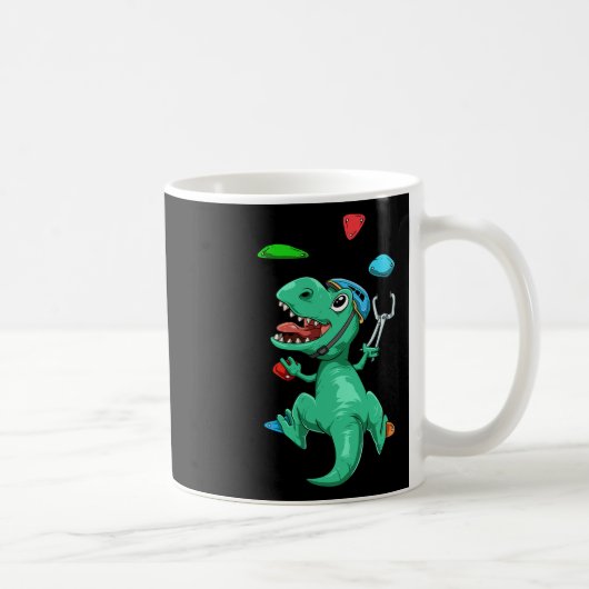 Mug Cadeau drôle de T-rex pour le bloc et l'escalade (Droite)