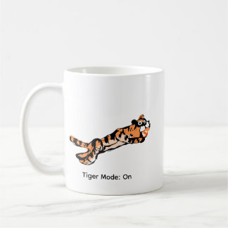 Mug Cadeau drôle de tigre sauteur
