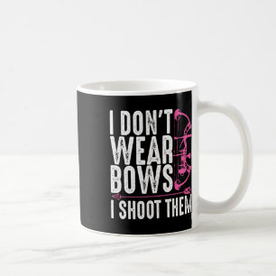 Mug Cadeau drôle de tir à l'arc pour femmes chasse à l