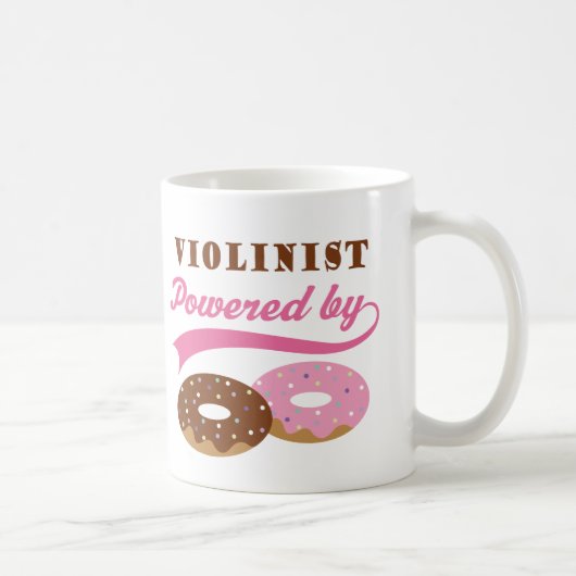 Mug Cadeau drôle de violoniste (Droite)