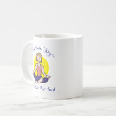 Mug Cadeau drôle de yoga de Bikram (Devant gauche)