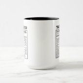 Mug Cadeau drôle d'équipe de vente de faits nutritionn (Centre)