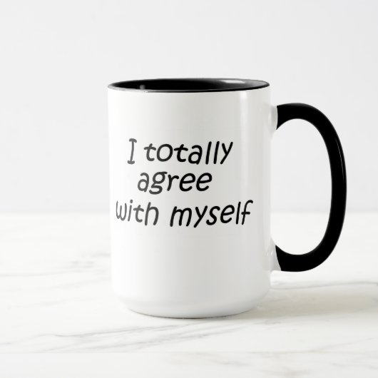 Mug Cadeau drôle d'humour de bâillon de nouveauté de (Droite)