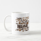 Mug Cadeau (drôle) du Maine (Gauche)