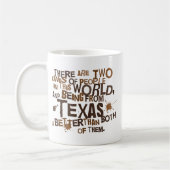 Mug Cadeau (drôle) du Texas (Gauche)