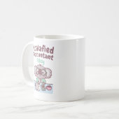 Mug Cadeau drôle d'un comptable koalifié d'ours koala (Devant gauche)