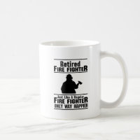 Cadeau drôle en chef retiré d'homme du feu de