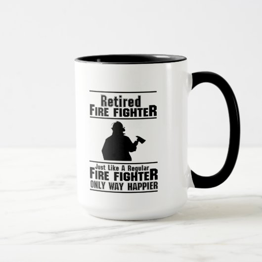 Mug Cadeau drôle en chef retiré d'homme du feu de (Droite)