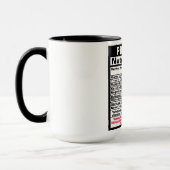 Mug cadeau drôle politicien (Gauche)