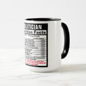 Mug cadeau drôle politicien (Devant droit)