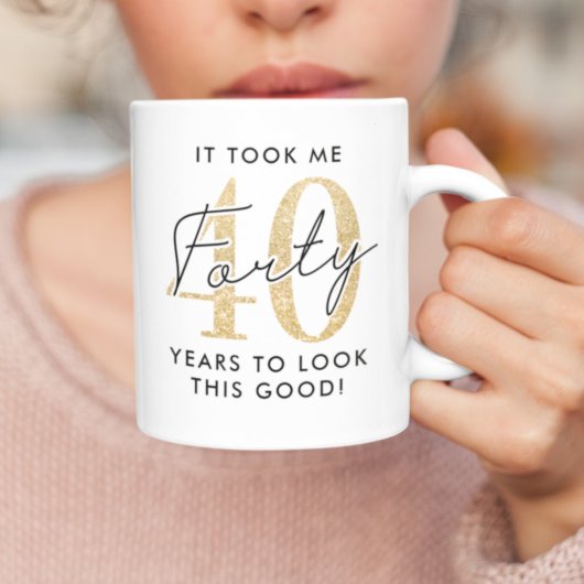 Mug Cadeau drôle pour 40 ans