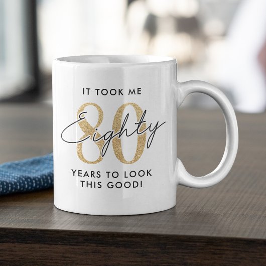 Mug Cadeau drôle pour 80 ans