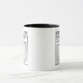 Mug Cadeau drôle pour adjoint du shérif avec faits nut (Centre)