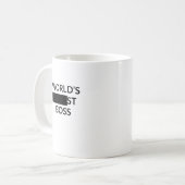 Mug Cadeau drôle pour des patrons - le patron vide du (Devant gauche)